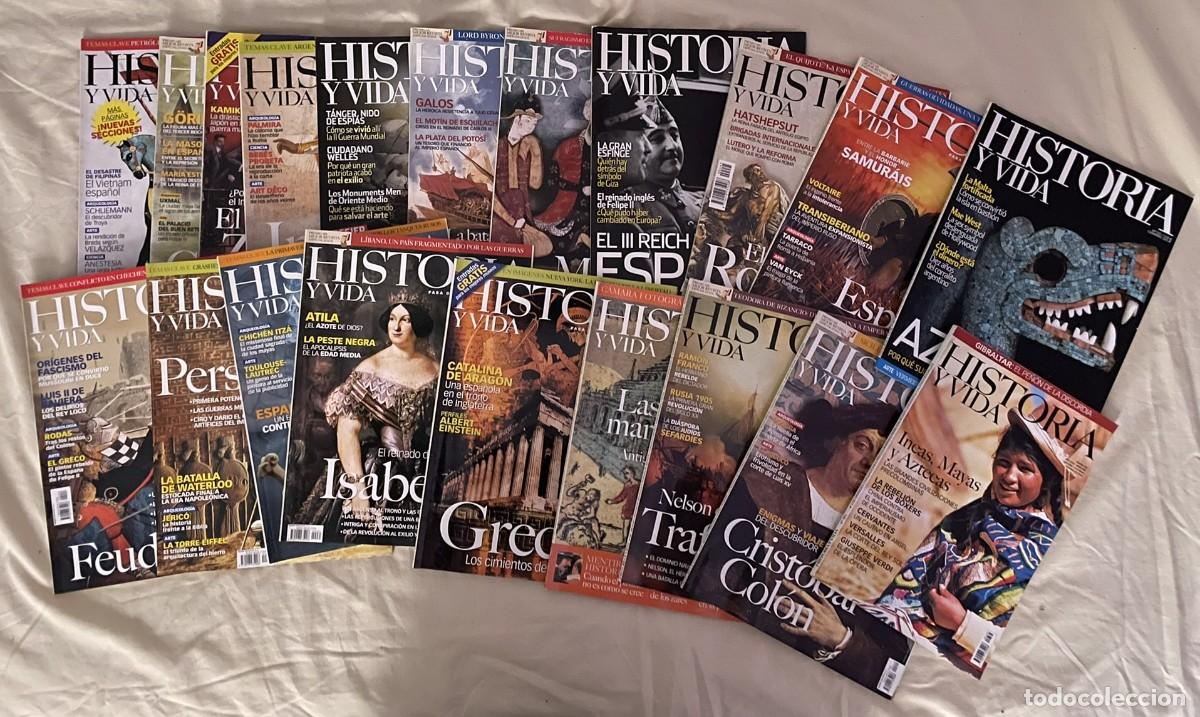 Libros de segunda mano: Lote 27 Revistas &rdquo;Historia y Vida&rdquo;