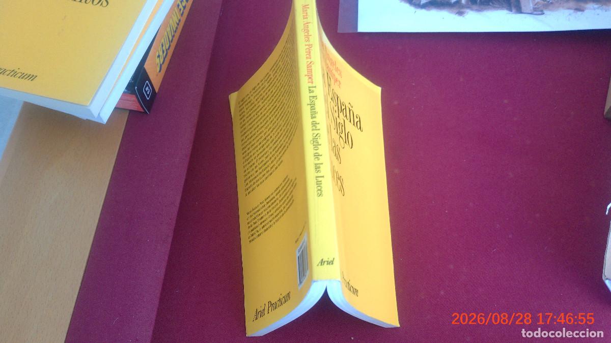 Libros de segunda mano: LIBRO LA ESPA&Ntilde;A DEL SIGLO DE LAS LUCES. M. A. P&Eacute;REZ SAMPER. EDITORIAL ARIEL. A&Ntilde;O 2000. - Foto 2