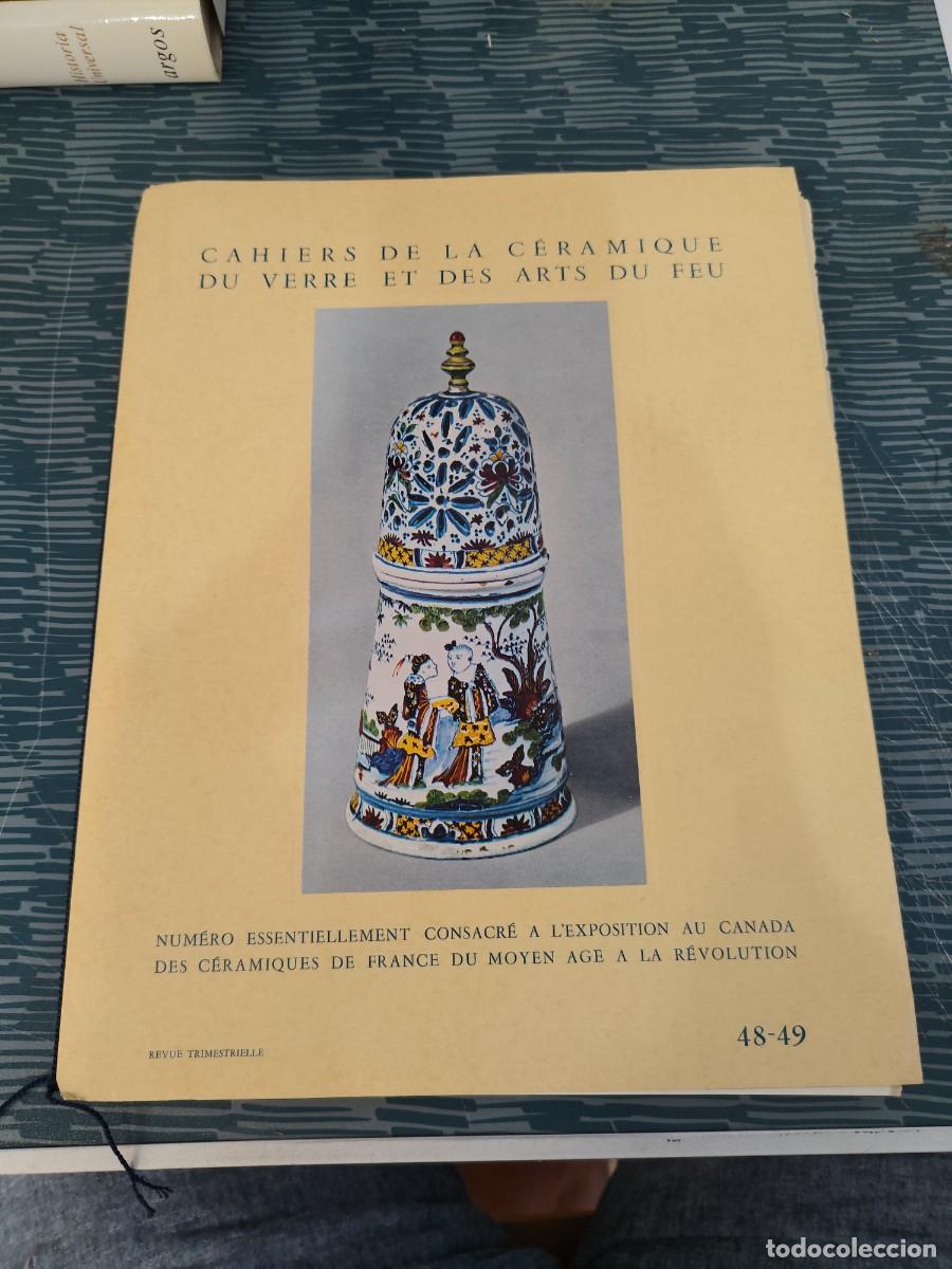 Libros de segunda mano: CAHIERS DE LA CERAMIQUE DU VERRE ET DES ARTS DU FEU,NUM.48-49,1971,VER FOTOS.