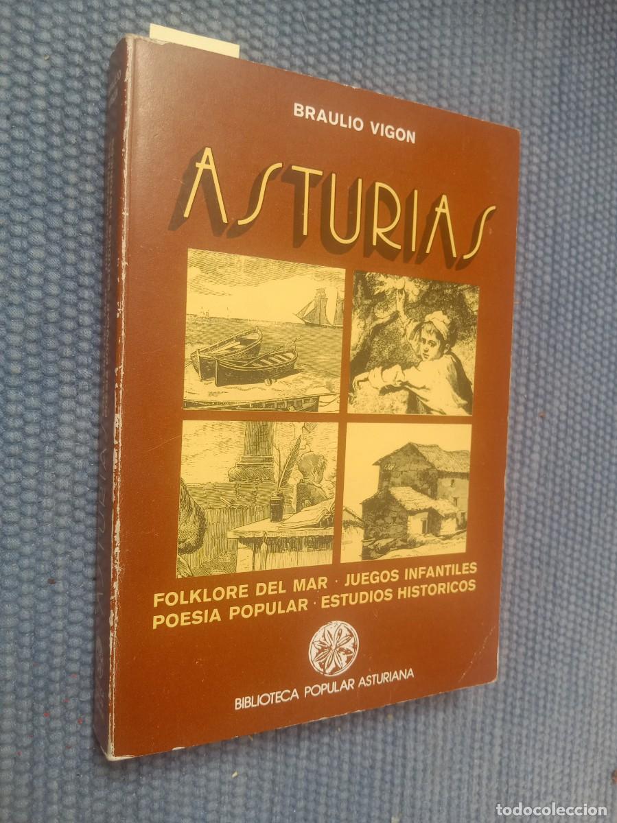 Libros de segunda mano: Asturias. Folklore del mar, juegos infantiles, poes&iacute;a popular y otros estudios asturianos