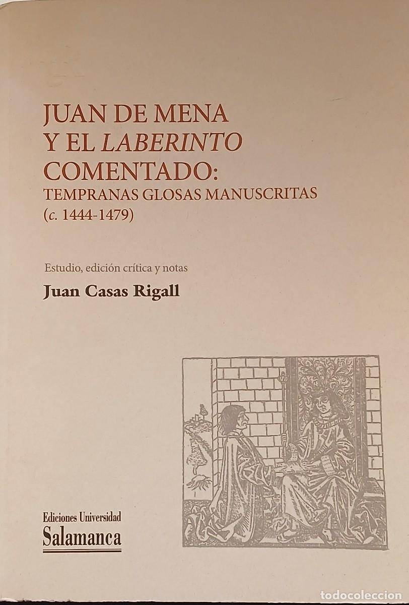 Libros de segunda mano: Juan de Mena y el laberinto comentado