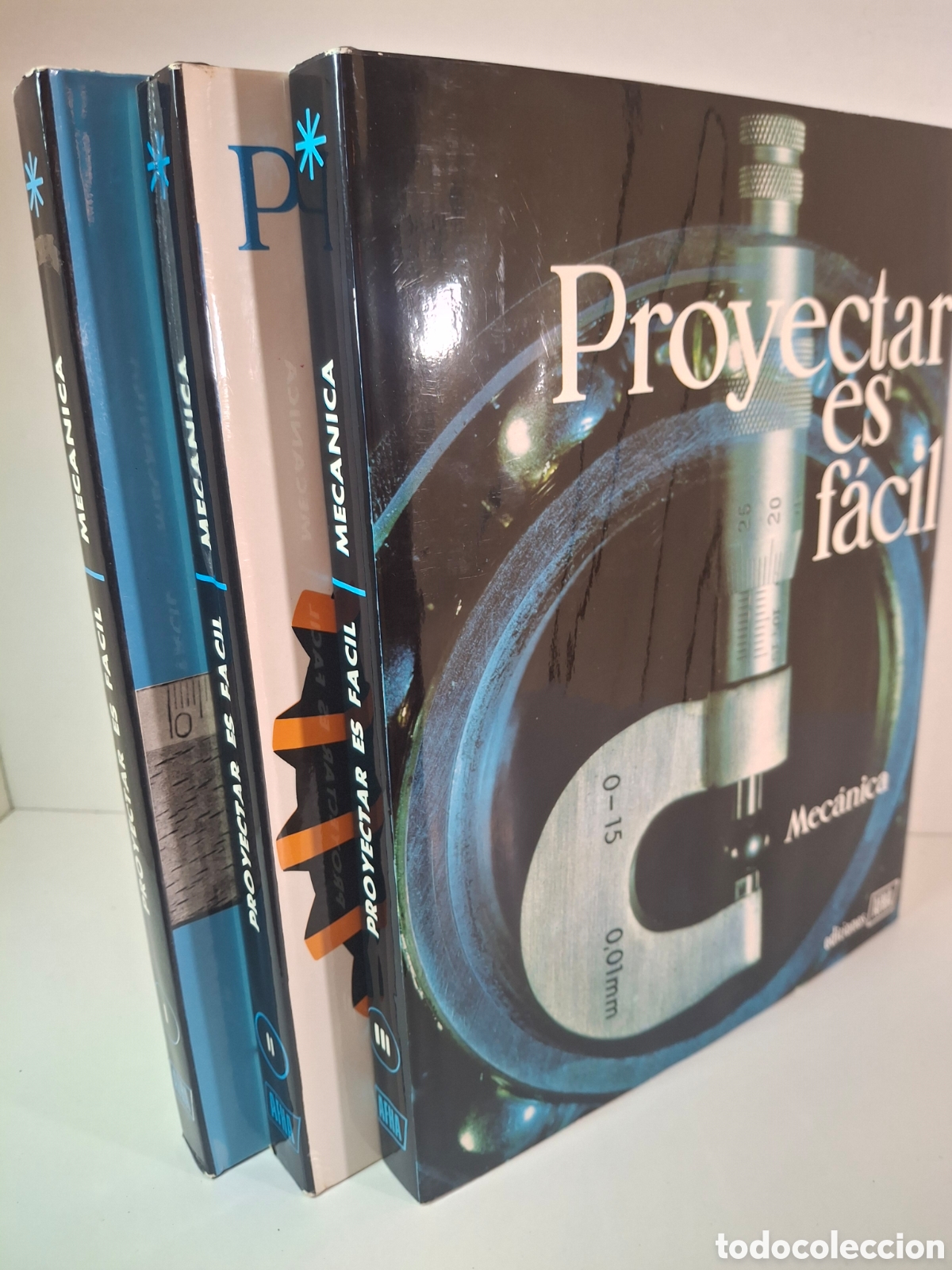 Libros de segunda mano: PROYECTAR ES FACIL, MECANICA, 3 VOLUMENES, EDICIONES AFHA, 1963