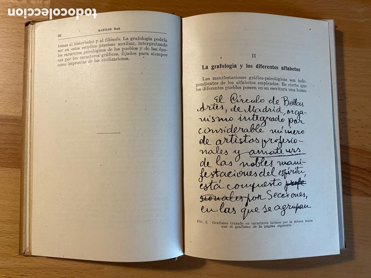 Libros de segunda mano: Grafologia. Matilde Ras. Editorial Labor, 1942 - Foto 2