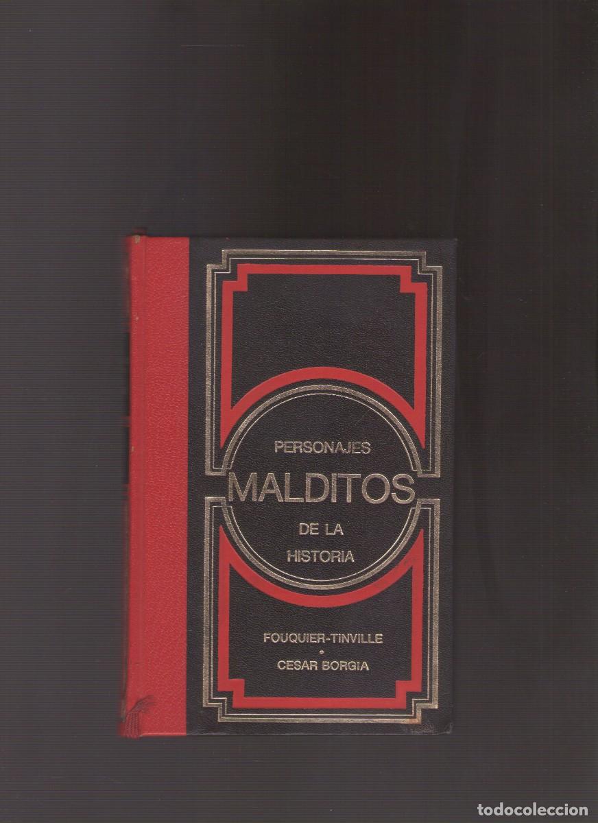 Libros de segunda mano: Bd. Personajes malditos de la historia 1. Fouquier-Tinville y Cesar Borgia