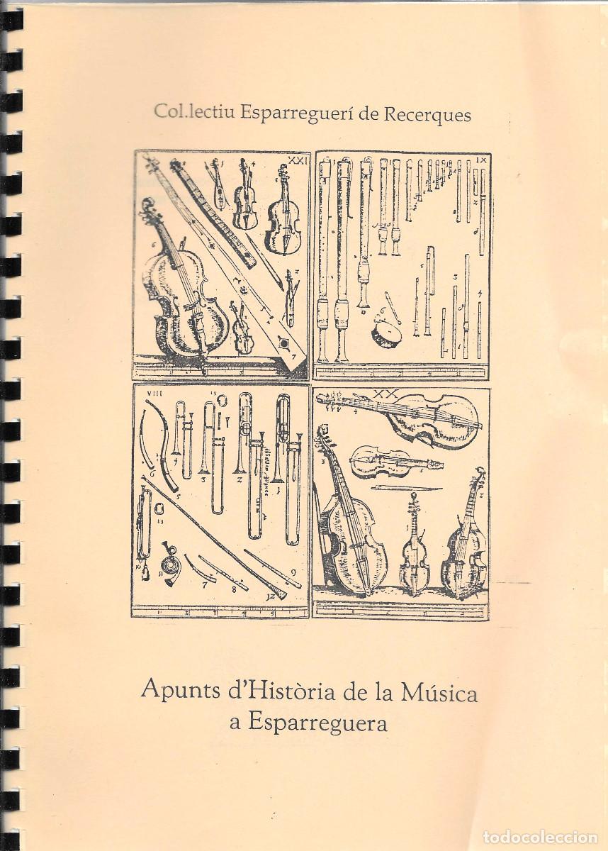 Libros de segunda mano: Apunts d&rsquo;Hist&ograve;ria de la M&uacute;sica a Esparreguera
