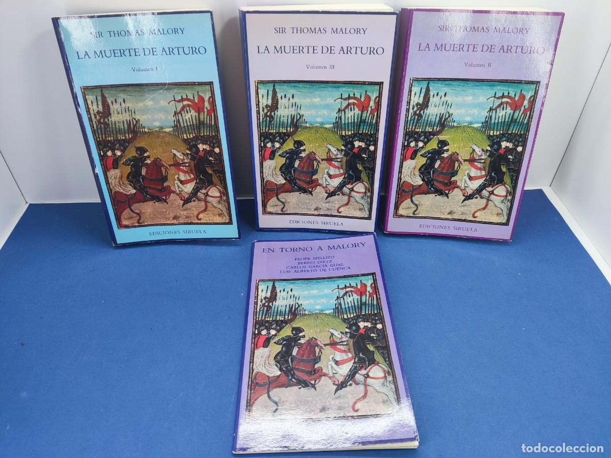 Libros de segunda mano: LA MUERTE DE ARTURO / SIR THOMAS MALORY + EN TORNO A MALORY / 1985. SIRUELA