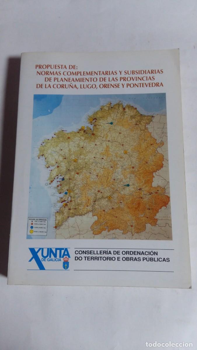 Libros de segunda mano: Normas Complementarias y Subsidiarias de Planeamiento das Provincias Coru&ntilde;a/Lugo/Orense/Pontevedra