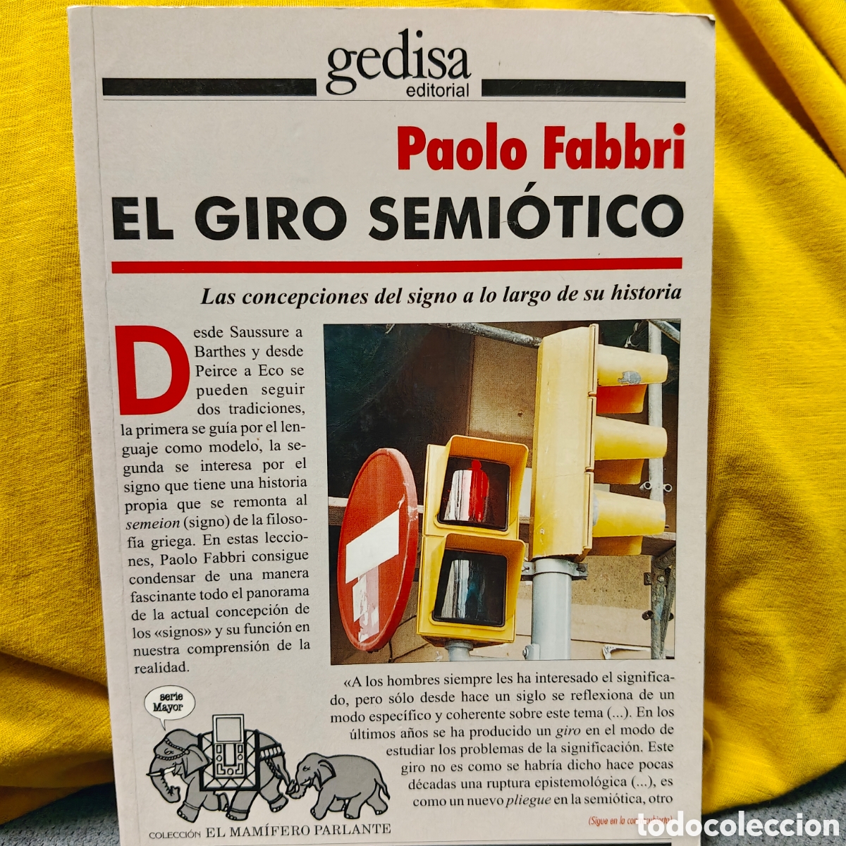 Libros de segunda mano: El giro semi&oacute;tico, Paolo Fabbri