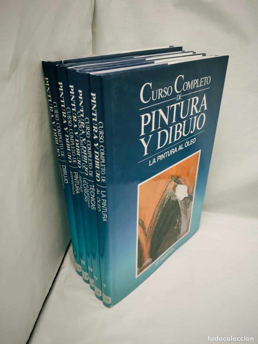 Gebrauchte B&uuml;cher: Curso Completo de Pintura y Dibujo Parram&oacute;n (1&ordf; edici&oacute;n, Obra completa 5 tomos, COMO NUEVOS)