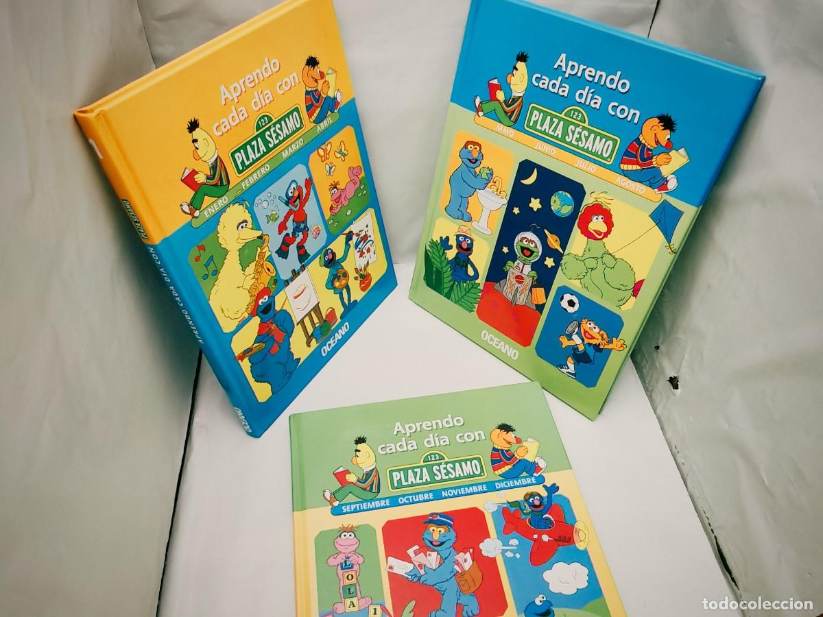Second hand books: Aprendo cada d&iacute;a con Plaza S&eacute;samo, Tomos 1, 2 y 3 (Obra completa en 3 tomos tapa dura, COMO NUEVOS)