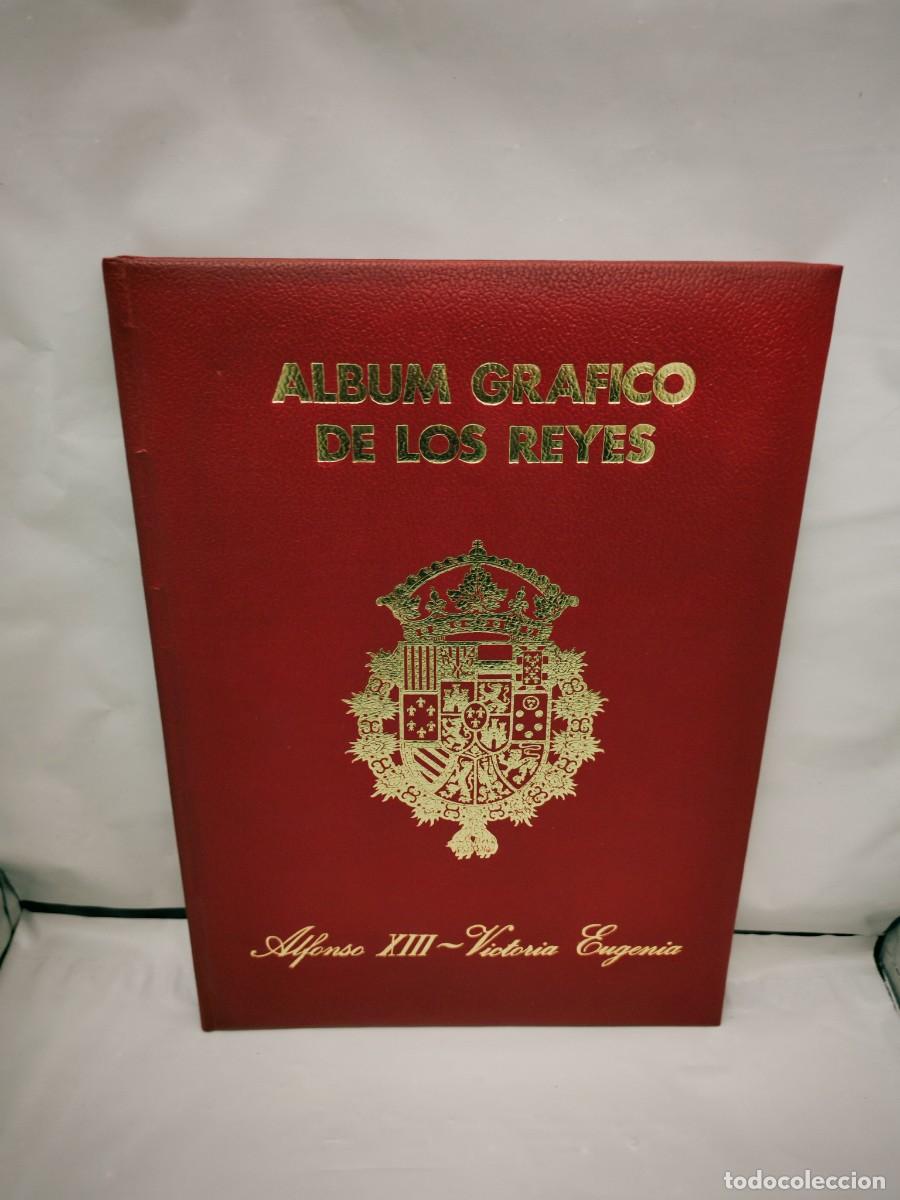 Libros de segunda mano: &Aacute;lbum gr&aacute;fico de los Reyes Alfonso XIII y Victoria Eugenia (Edici&oacute;n especial Piel tapa dura)