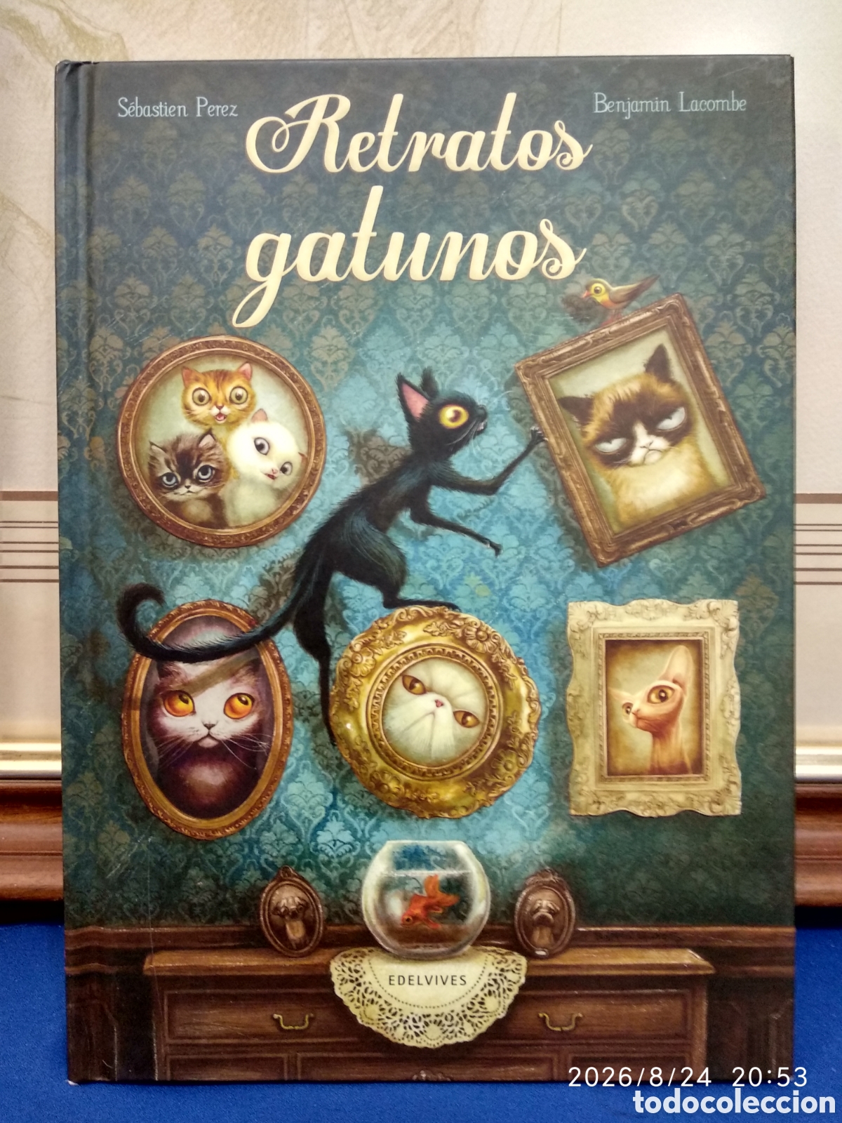 Libros de segunda mano: Retratos gatunos (Sebasti&aacute;n P&eacute;rez)
