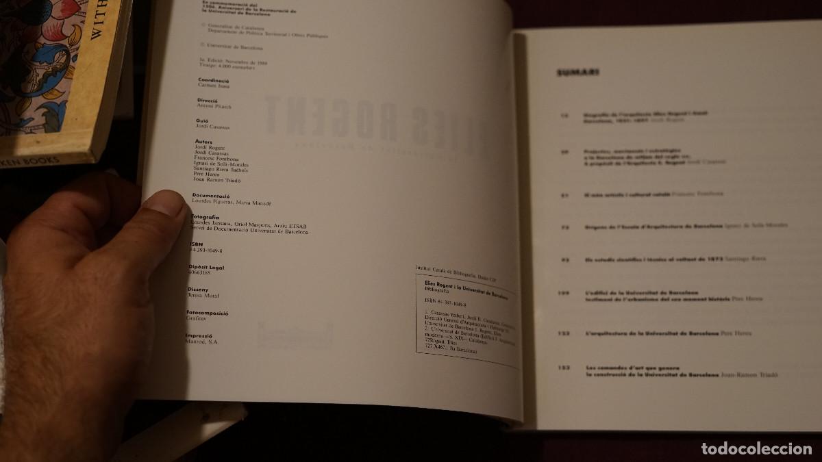Libros de segunda mano: Eleis Rogent i la universitat de Barcelona - - Foto 2