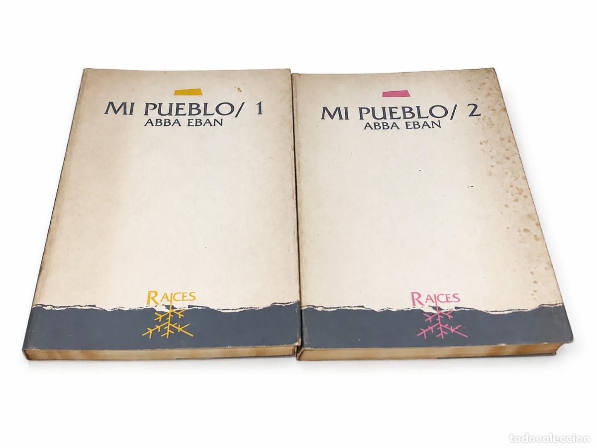 Libros de segunda mano: ABBA EBAN &ndash; MI PUEBLO &ndash; DOS TOMOS &ndash; EDITORIAL RA&Iacute;CES &ndash; LM