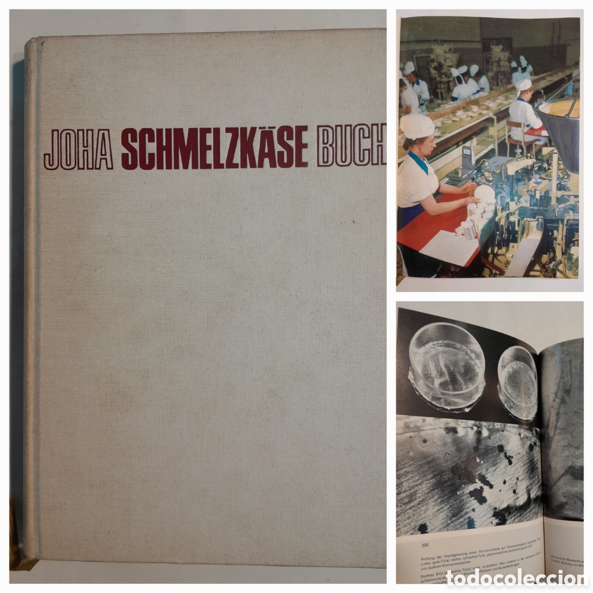 Libros de segunda mano: Queso fundido. JOHA SCHMELZK&Auml;SE BUCH. Von Dr. Albert Meyer. Lebensmittelchemiker. Gu&iacute;a industrial.