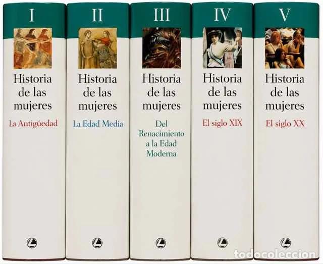 Libros de segunda mano: Historia de las mujeres. 5 tomos - Georges Duby y Michelle Perrot