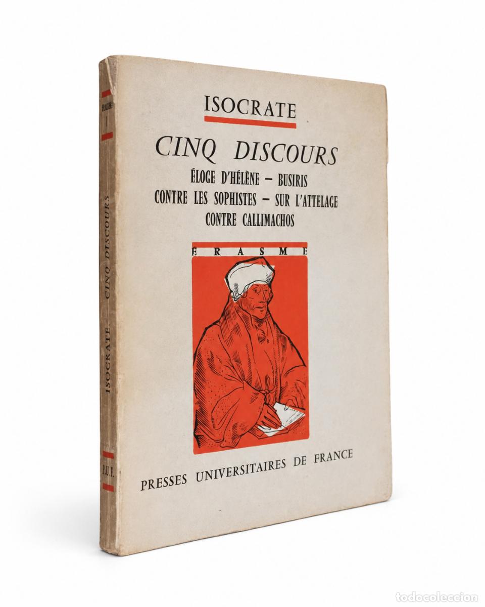 Libros de segunda mano: IS&Oacute;CRATES &ndash; CINQ DISCOURS &ndash; PRESSES UNIVERSITAIRES DE FRANCE &ndash; LM