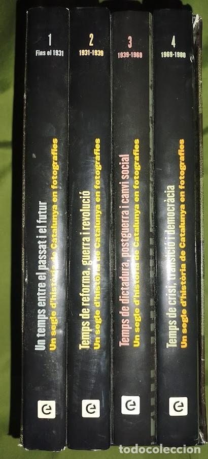 Libros de segunda mano: Un segle d&rsquo;hist&ograve;ria de Catalunya en fotografies-4 VOLS-