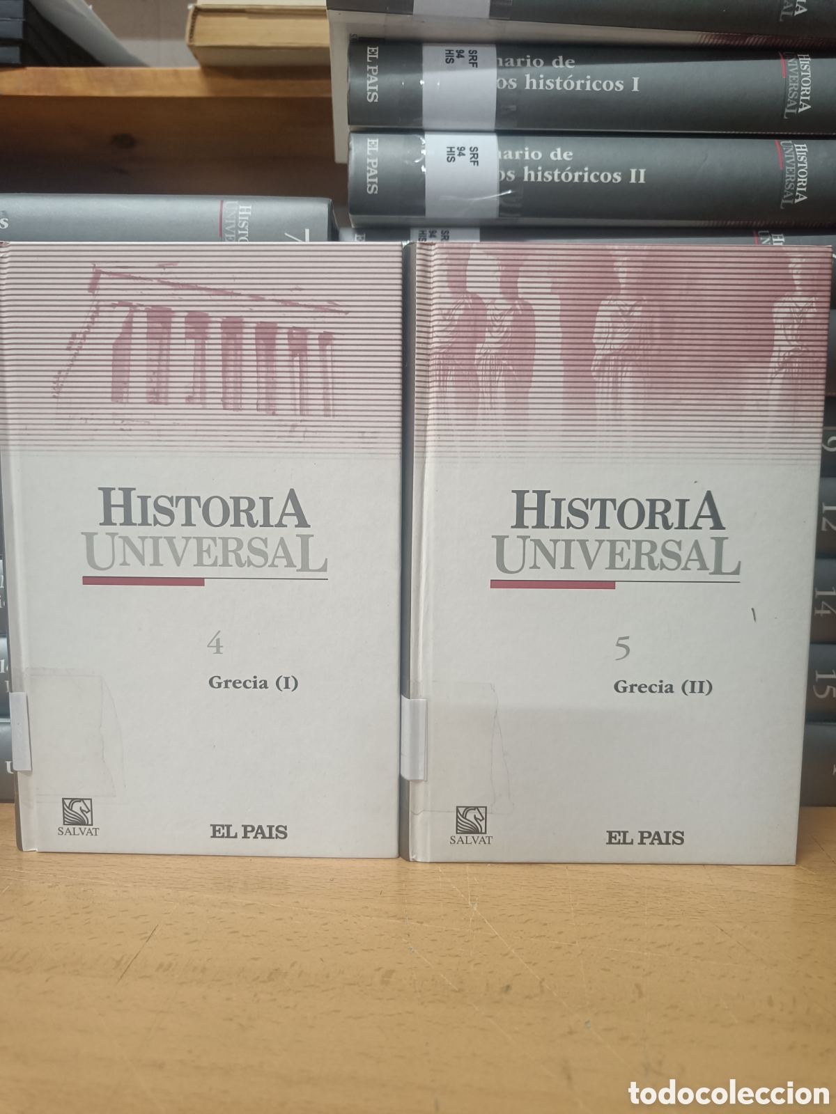 Libros de segunda mano: HISTORIA UNIVERSAL. SALVAT EL PA&Iacute;S NS. 4 - 5 GRECIA (I) - (II)