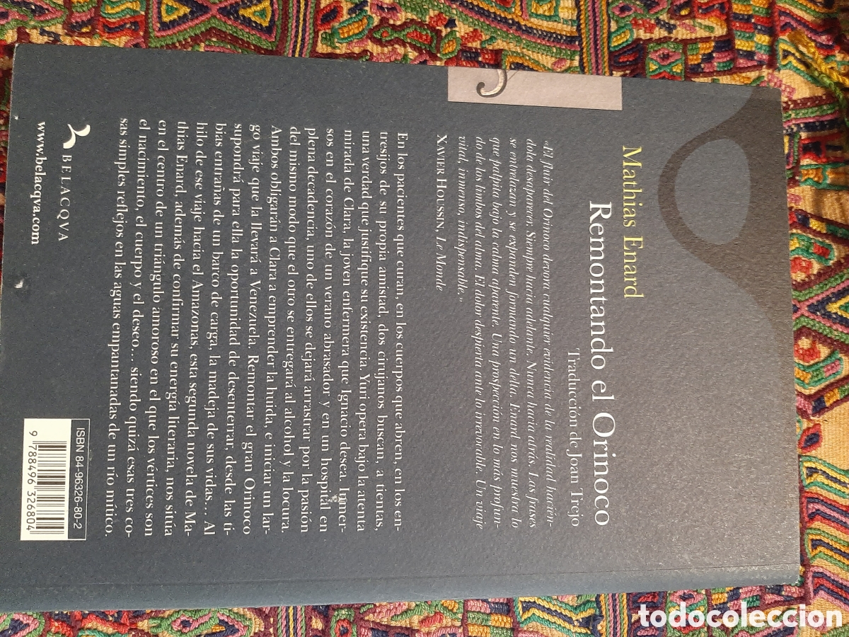 Libros de segunda mano: Mathias Enard Remontando el Orinoco - Foto 6