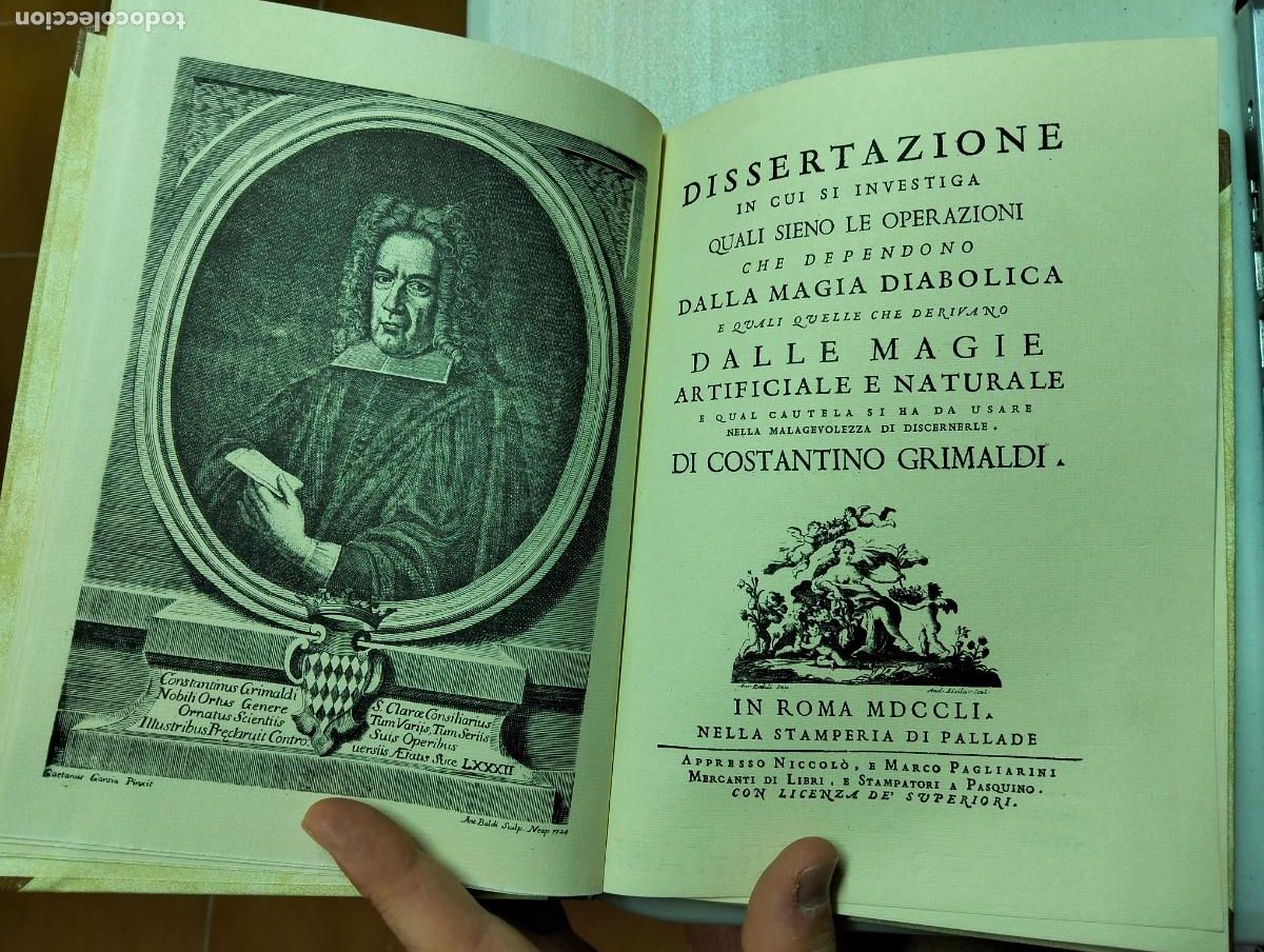 Libros de segunda mano: Magia. Dissertazione dalla Magia Diabolica, Constantino Grimaldi, Roma, Facsimil. 1751