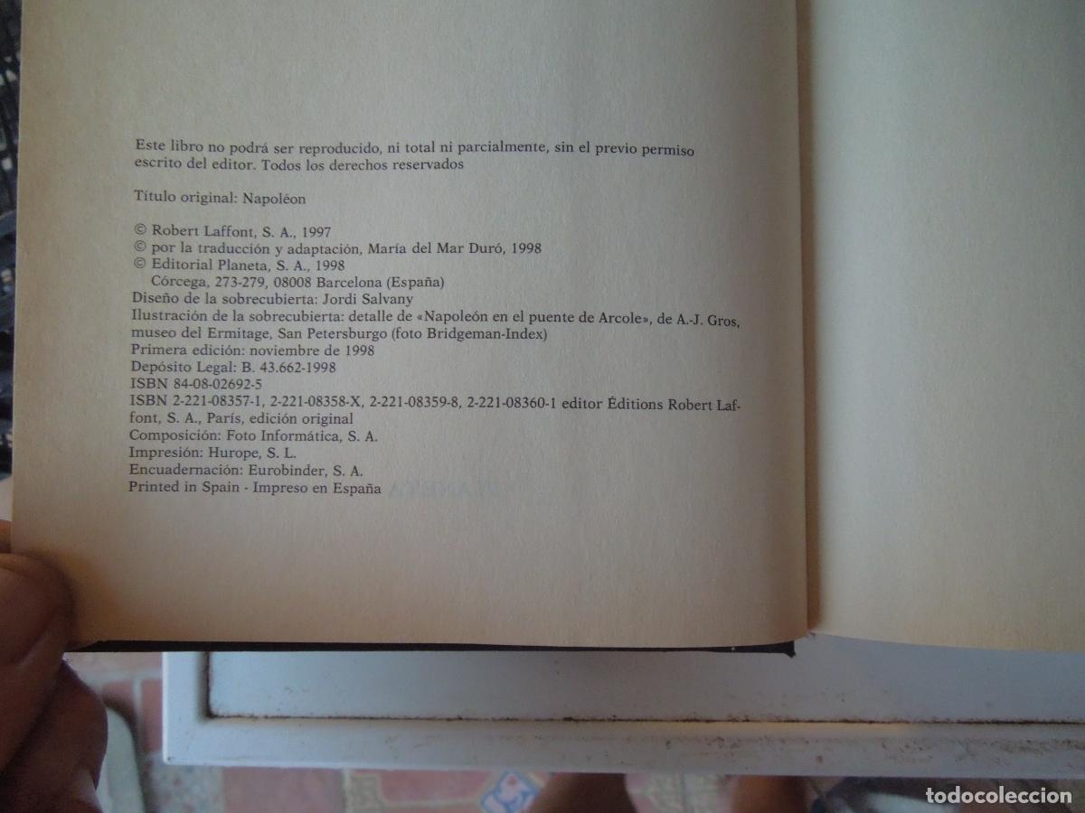 Libros de segunda mano: NAPOLEON - MAX GALLO - LA NOVELA - PLANETA 1&ordf; EDC 1998 - Foto 2