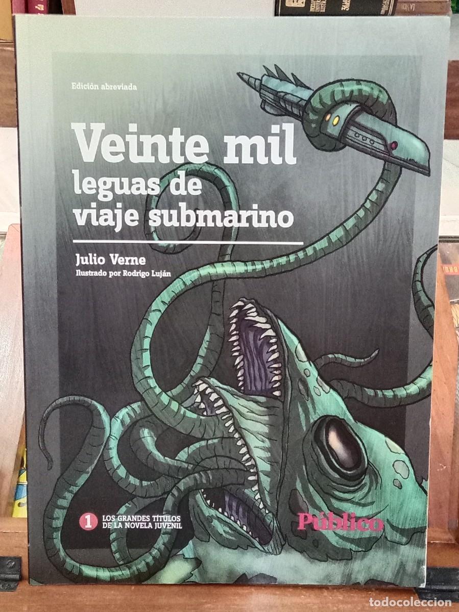 Libros de segunda mano: Veinte Mil Leguas de Viajes Submarino - Julio Verne - Los Grandes T&iacute;tulos de la Novela Juvenil, n&ordm; 1