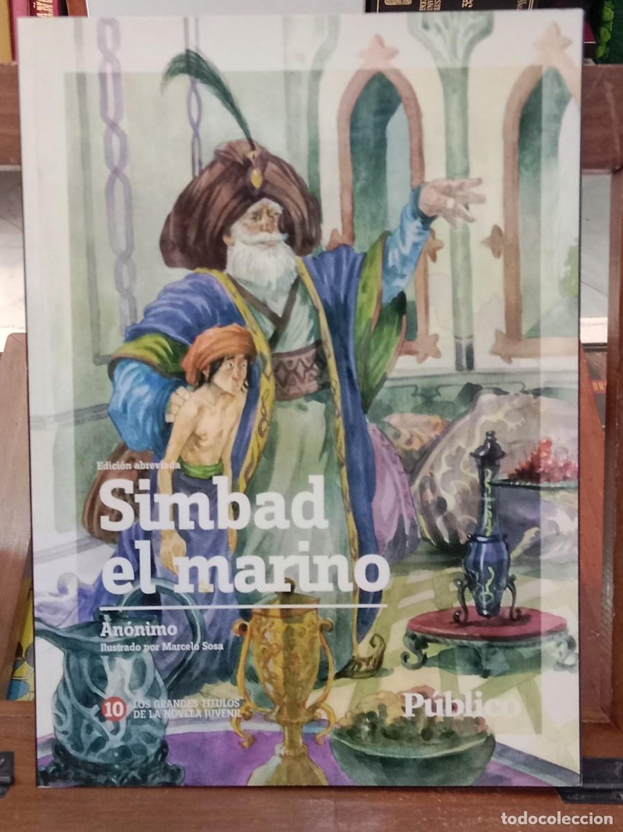 Libros de segunda mano: Simbad El Marino - An&oacute;nimo - Los Grandes T&iacute;tulos de la Novela Juvenil, n&ordm; 10