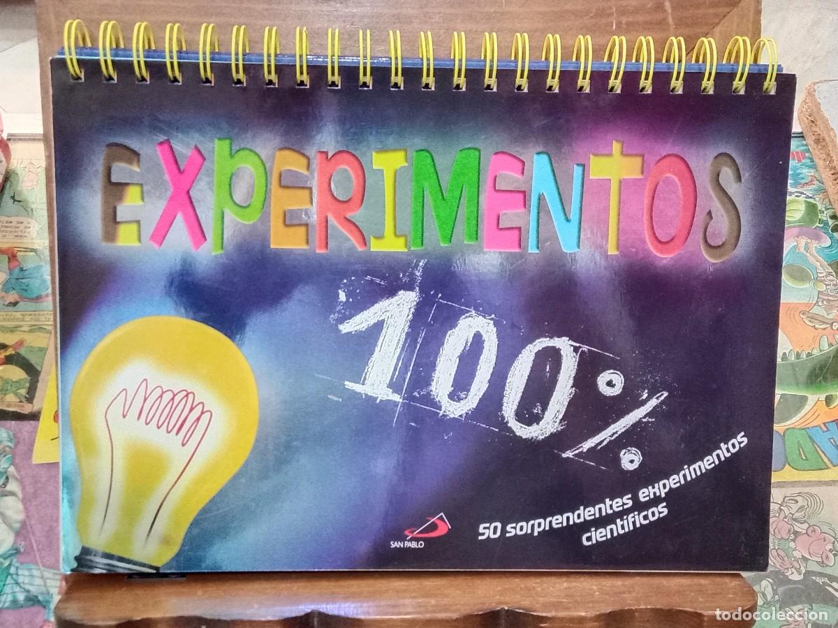 Libros de segunda mano: Experimentos 100 % - 50 Sorprendentes Experimentos Cient&iacute;ficos - Ed. San Pablo