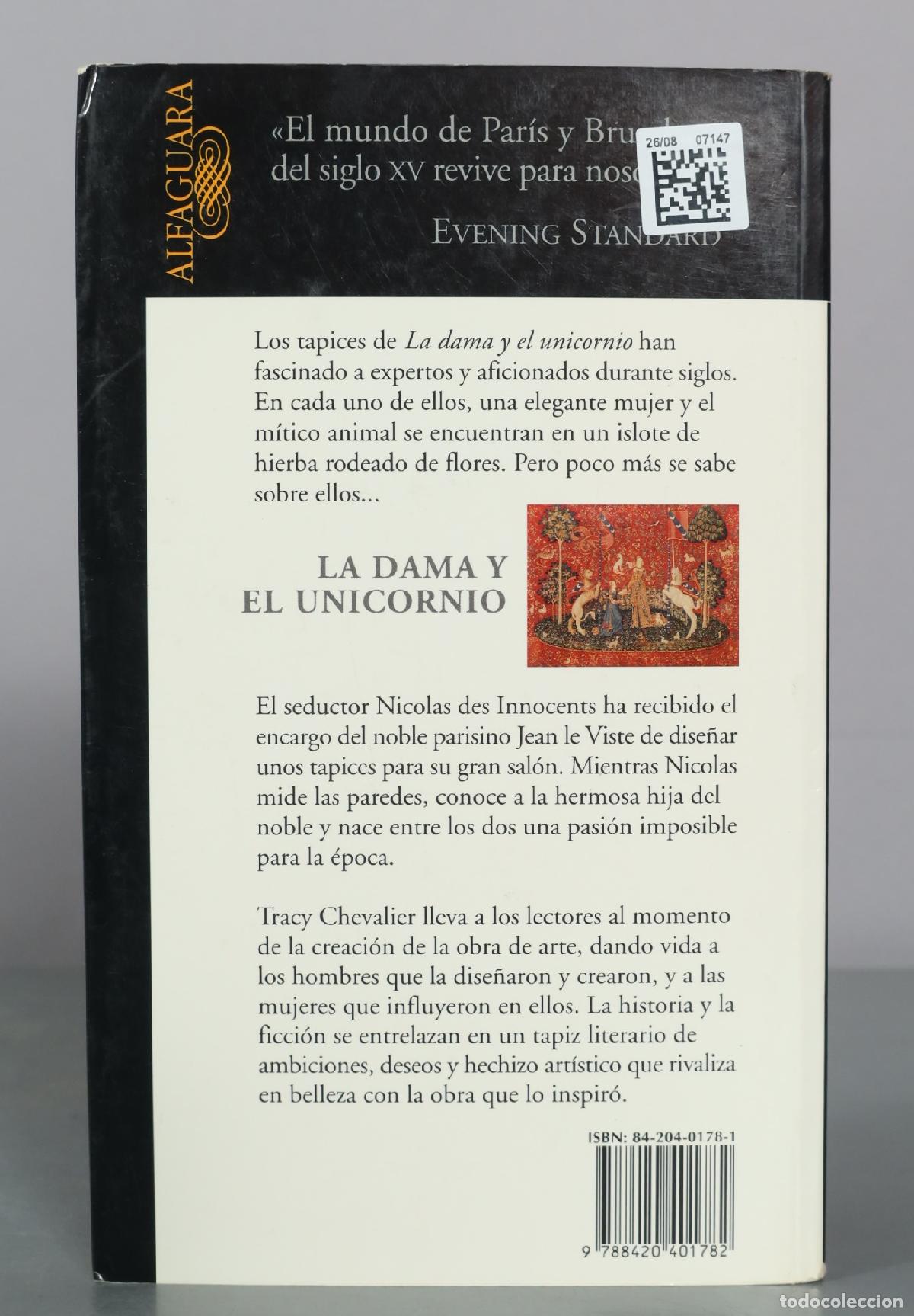 Libros de segunda mano: La dama y el unicornio - Tracy Chevalier - Alfaguara - Foto 2