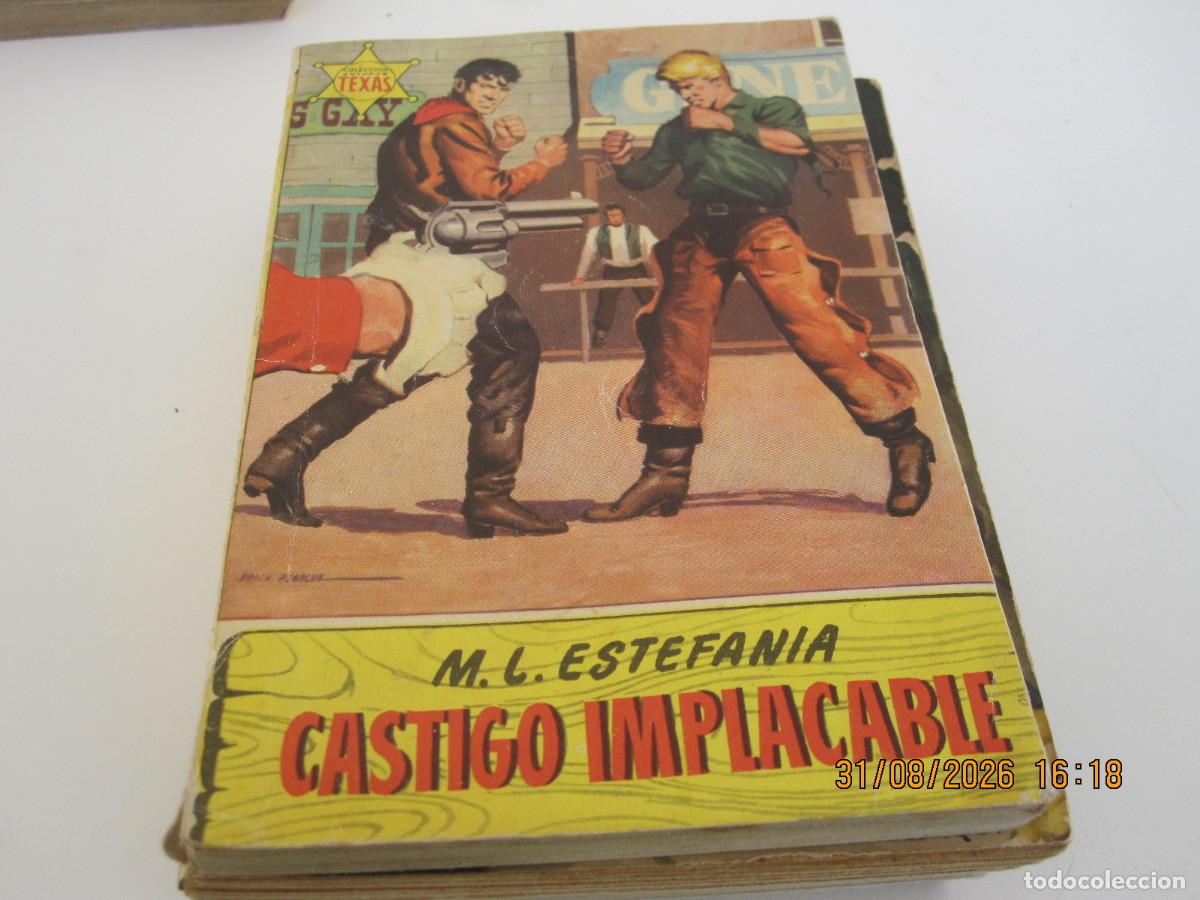 Second hand books: NOVELA COLECCI&Oacute;N SALVAJE TEXAS N&ordm; 7 CASTIGO IMPLACABLE M.L.ESTEFANIA BRUGUERA