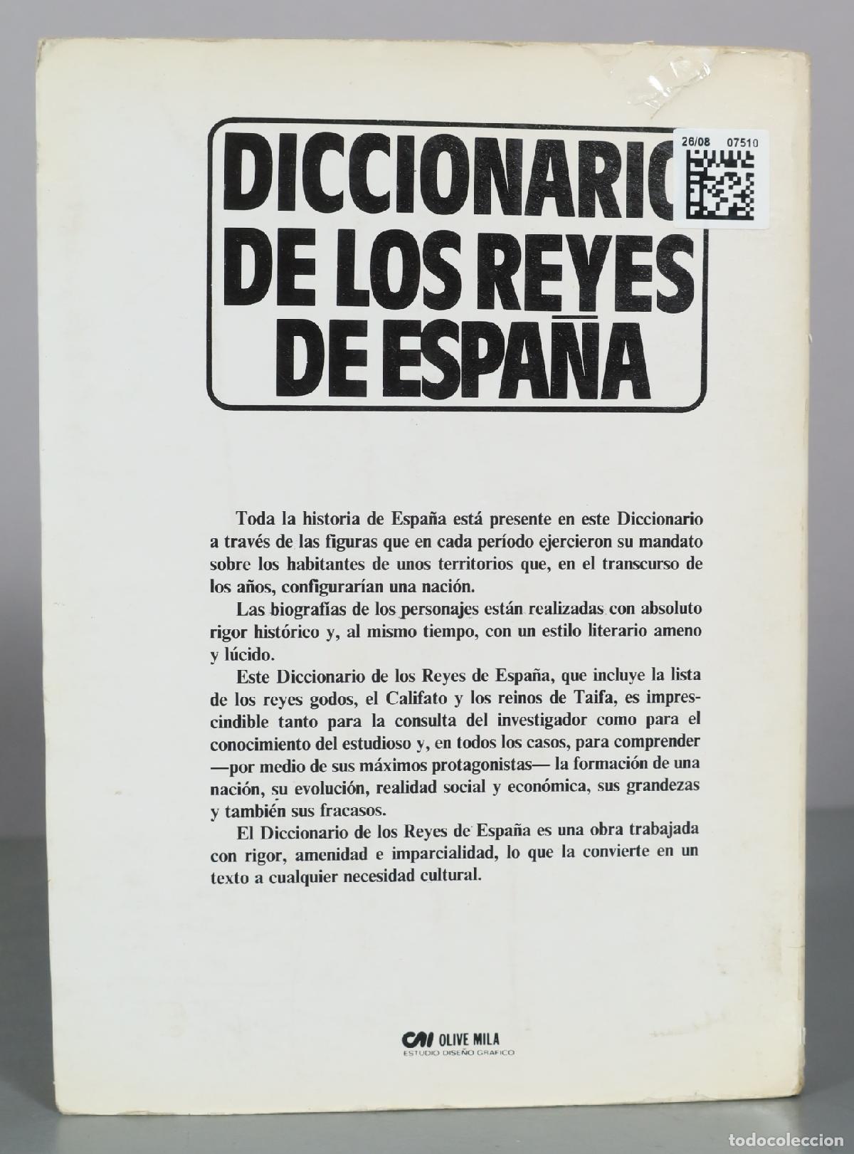 Libros de segunda mano: Diccionario de los reyes de Espa&ntilde;a - Editorial Mitre - Foto 2