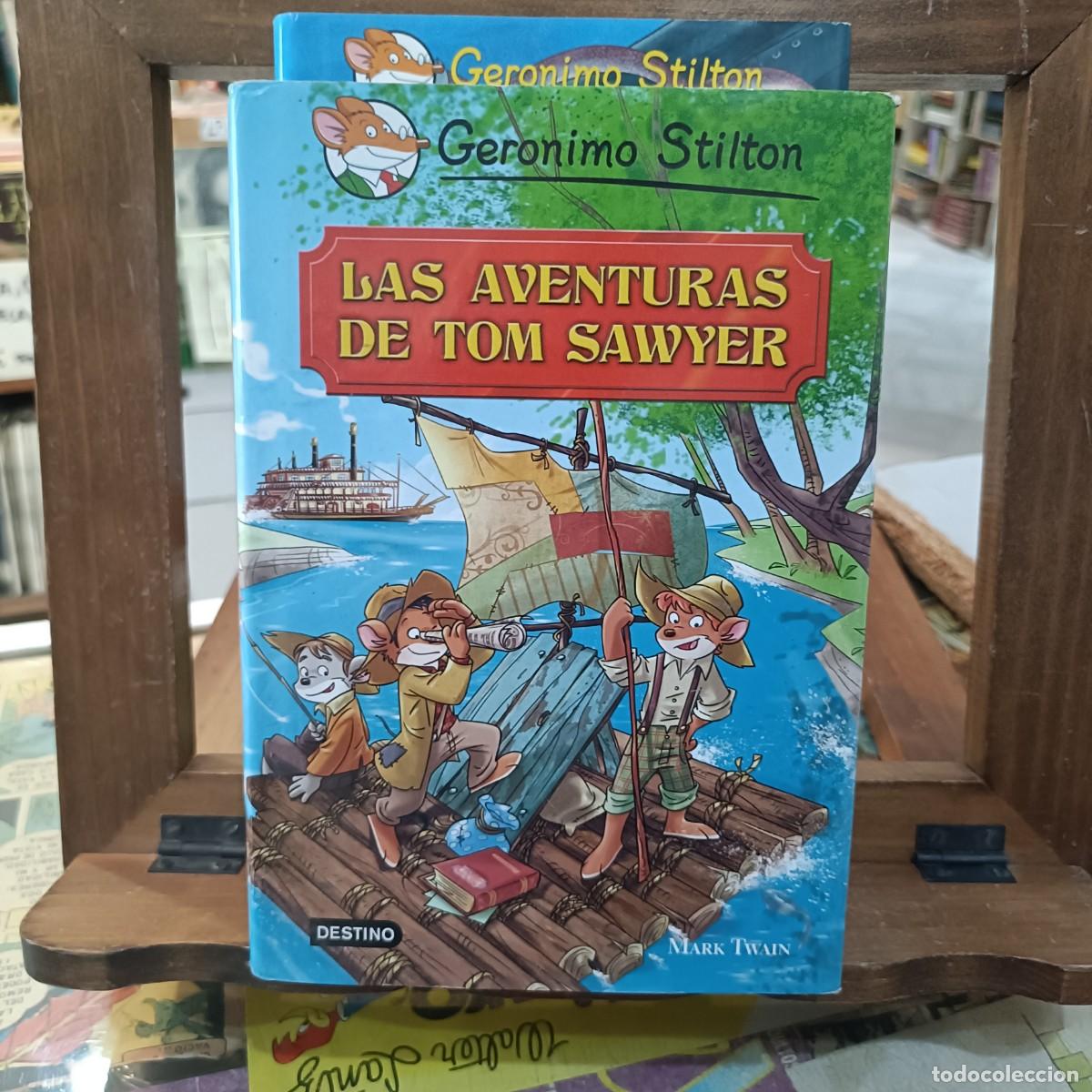 Livros em segunda m&atilde;o: Ger&oacute;nimo Stilton - Las Aventuras de Tom Sawyer - Ed. Destino 2016