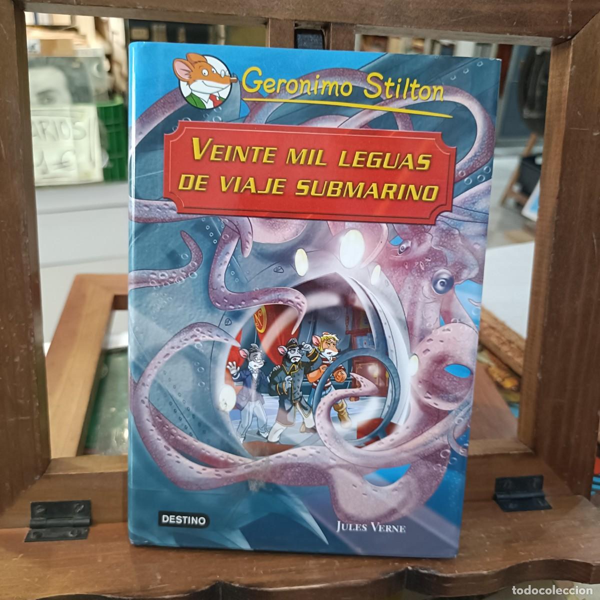Libri di seconda mano: Ger&oacute;nimo Stilton - Veintemil Leguas de Viaje Submarino - Ed. Destino 2015