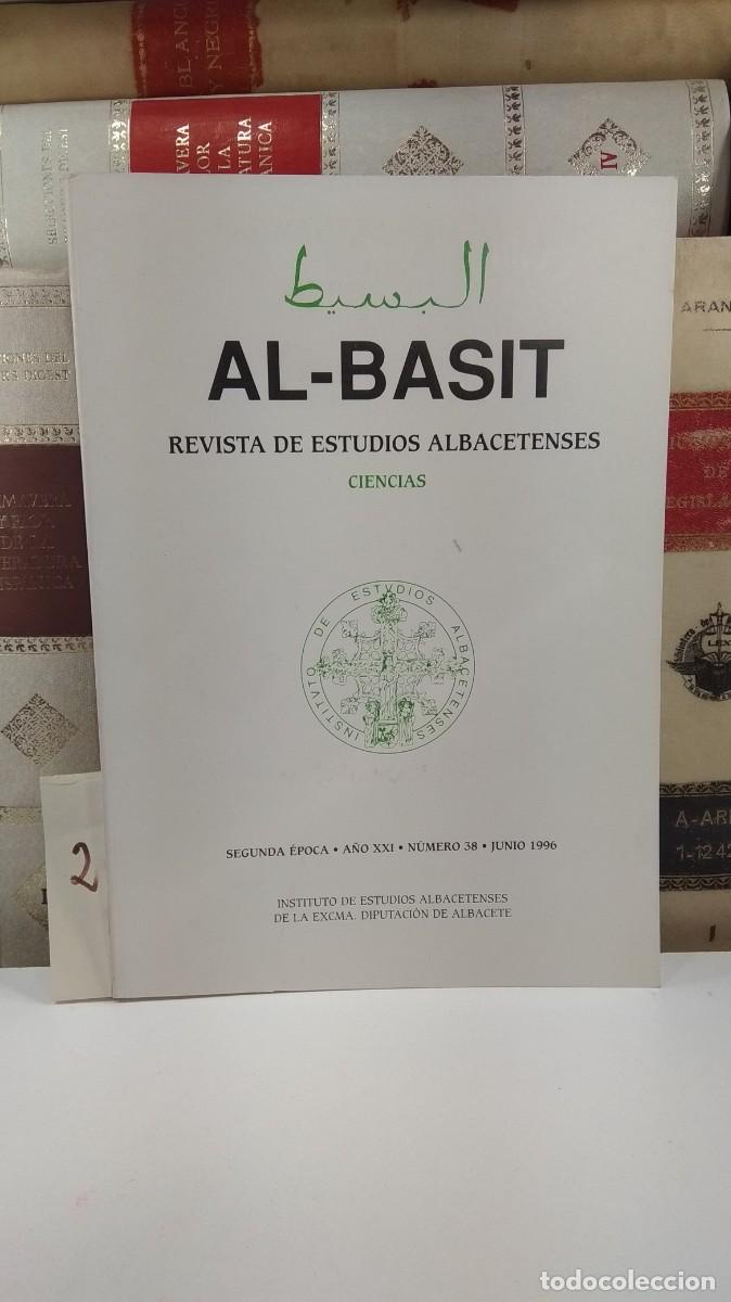 Libros de segunda mano: REVISTA DE ESTUDIOS ALBACETENSES AL-BASIT N&ordm; 38. CIENCIAS.