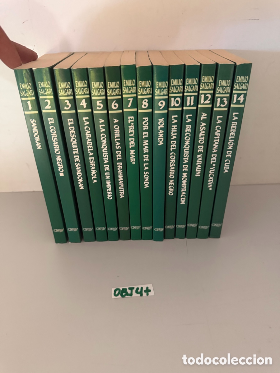 Libri di seconda mano: 14 libros de novelas de aventuras de Emilio Salgari, publicados por Editorial Orbis