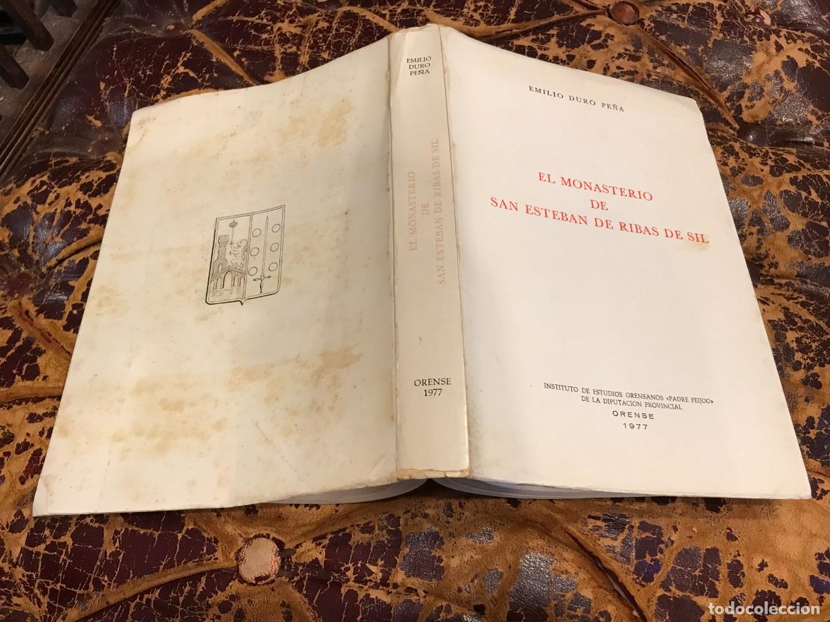 Libros de segunda mano: EMILIO DURO PE&Ntilde;A. EL MONASTERIO DE SAN ESTEBAN DE RIBAS DE SIL. 1977