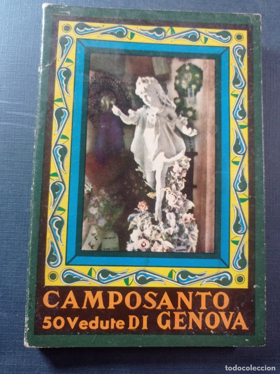 Libros de segunda mano: CAMPOSANTO DI GENOVA. 50 VEDUTE. LIBRO CON IM&Aacute;GENES EN ACORDEON DEL CEMENTERIO STAGLIENO ++++