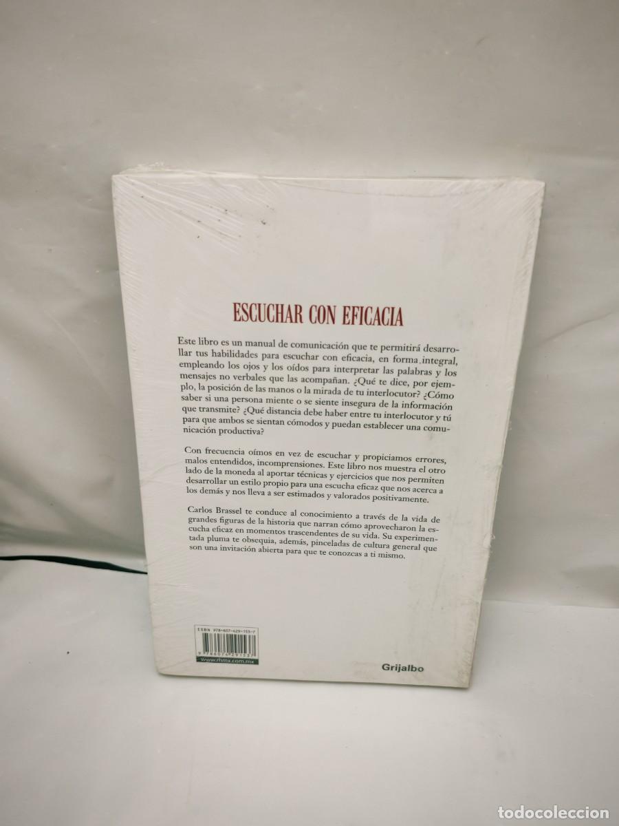 Libros de segunda mano: Escuchar con eficacia (sin recorrido comercial, COMO NUEVO) - Foto 2
