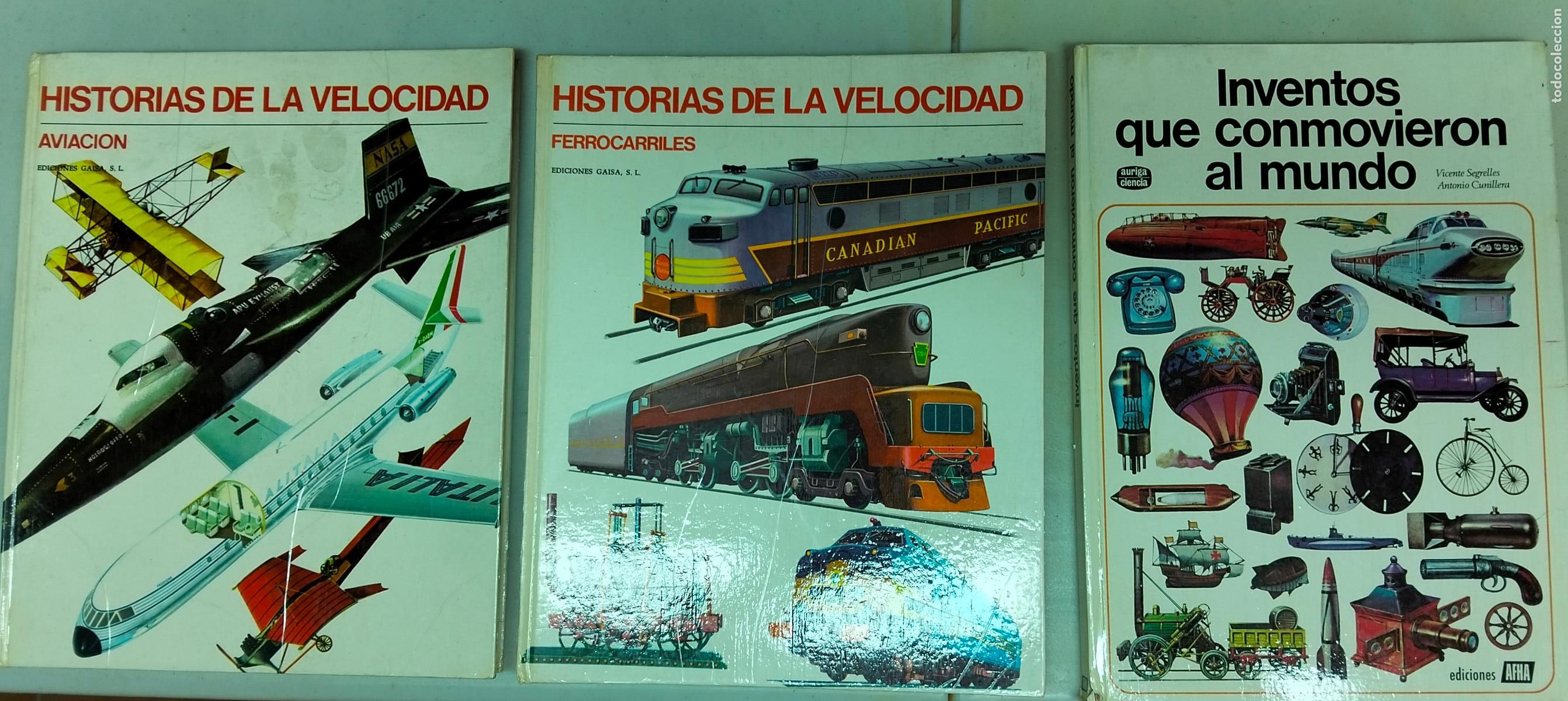 Libros de segunda mano: Lote de libros de conocimientos, Juveniles, Transportes. ed. Auriga, V. Segrelles,VISITA MI CATALOGO