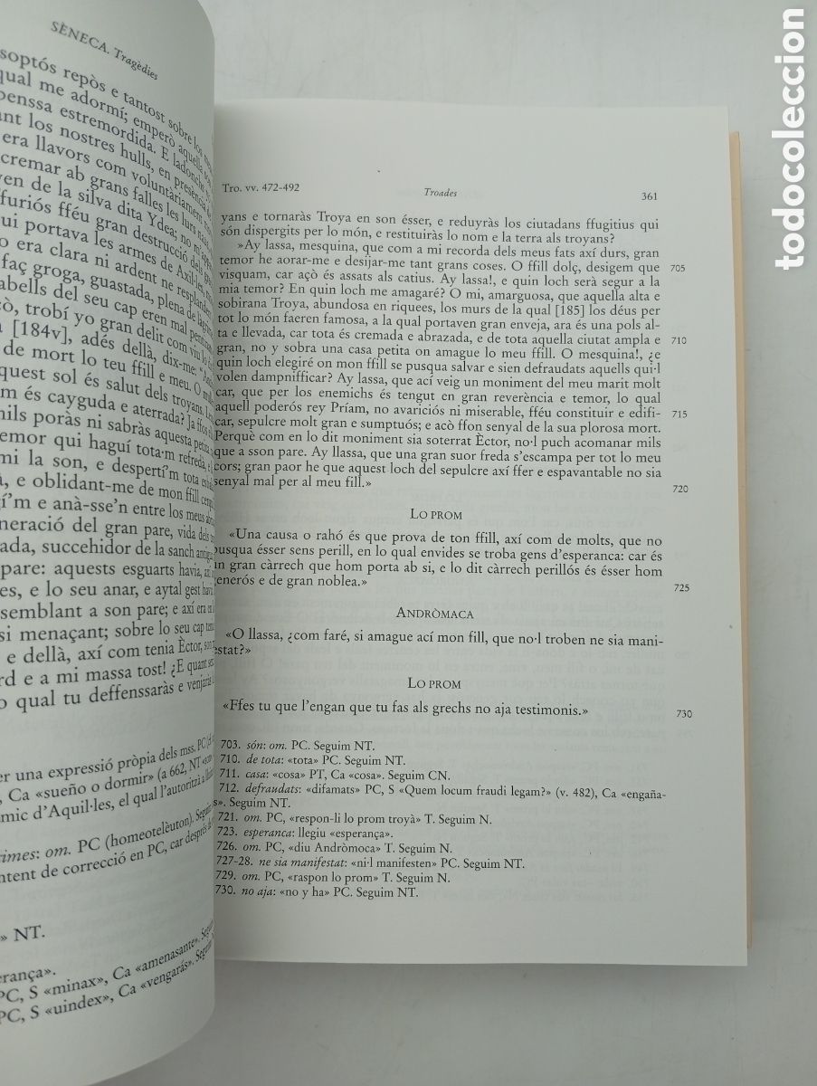 Libros de segunda mano: L. A. S&eacute;neca Trag&egrave;dies edici&oacute; Barcino 1995 - Foto 6
