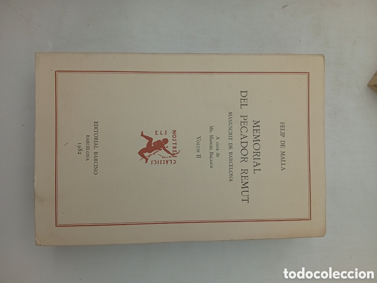 Libros de segunda mano: Felip de Malla Memorial de pecador remut 1981 - Foto 5