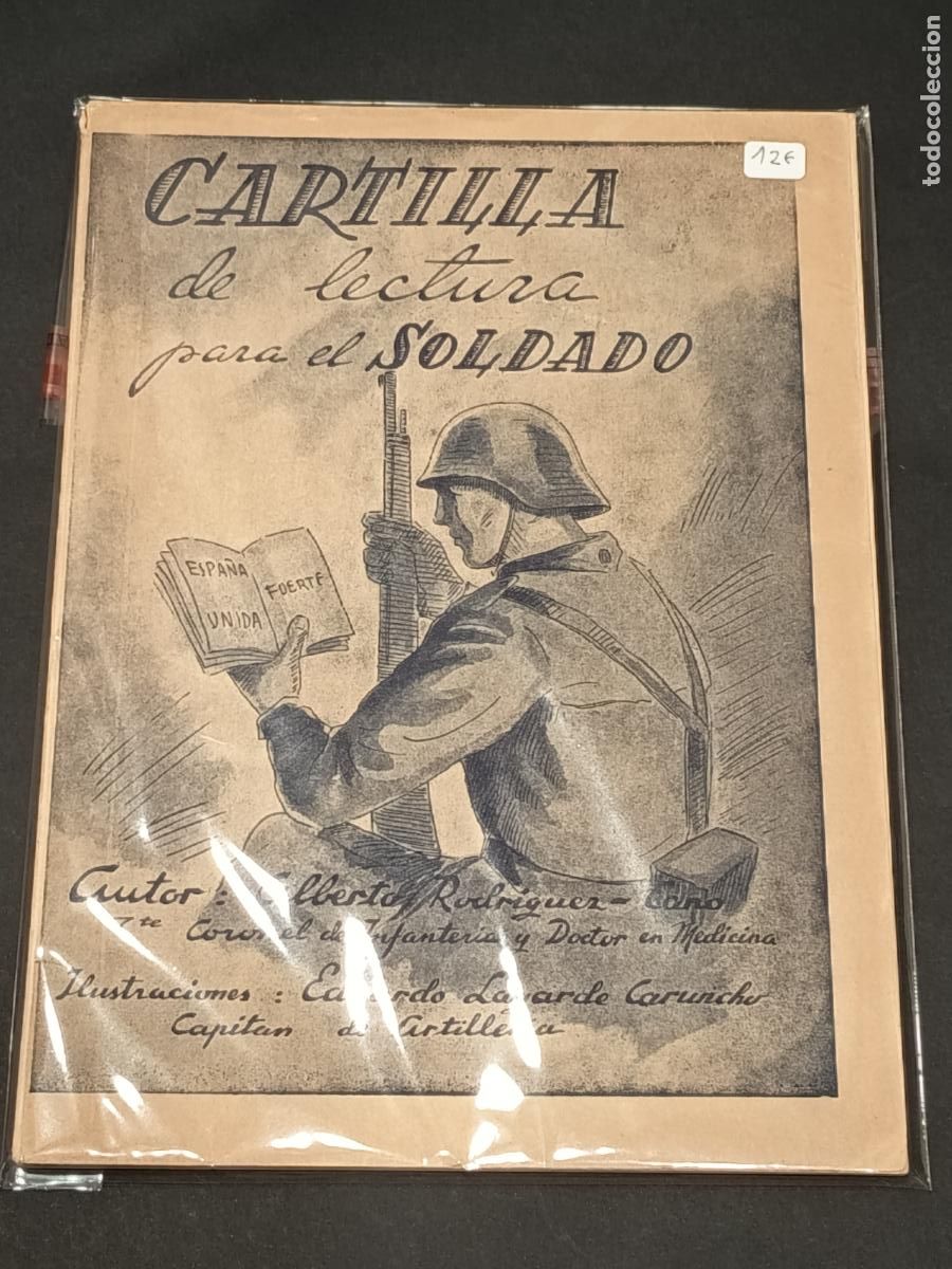 Libros de segunda mano: 1945 - ALBERTO RODRIGUEZ CANO. Cartilla de lectura para el soldado