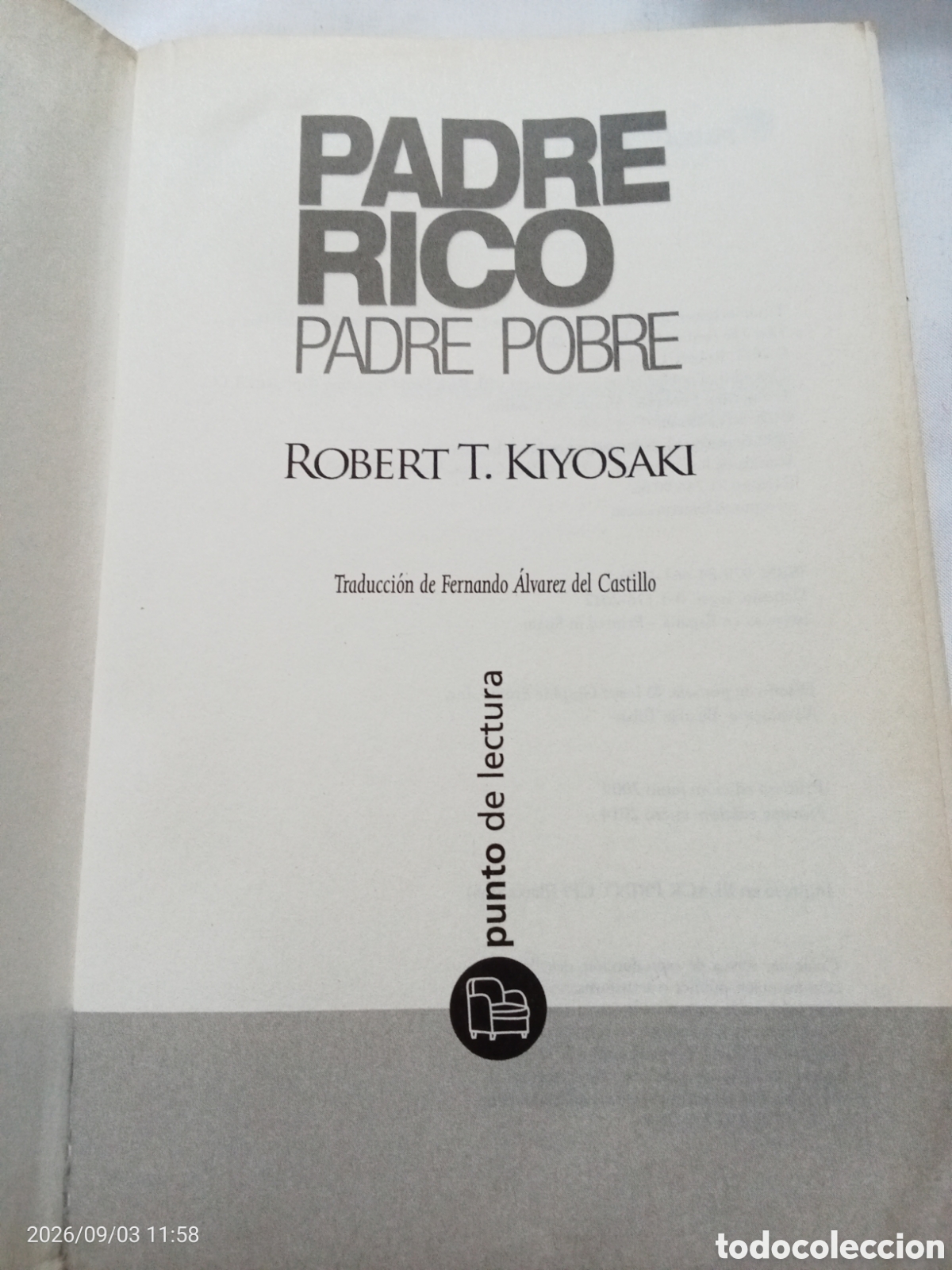 Libros de segunda mano: Libro padre rico padre pobre - Foto 2
