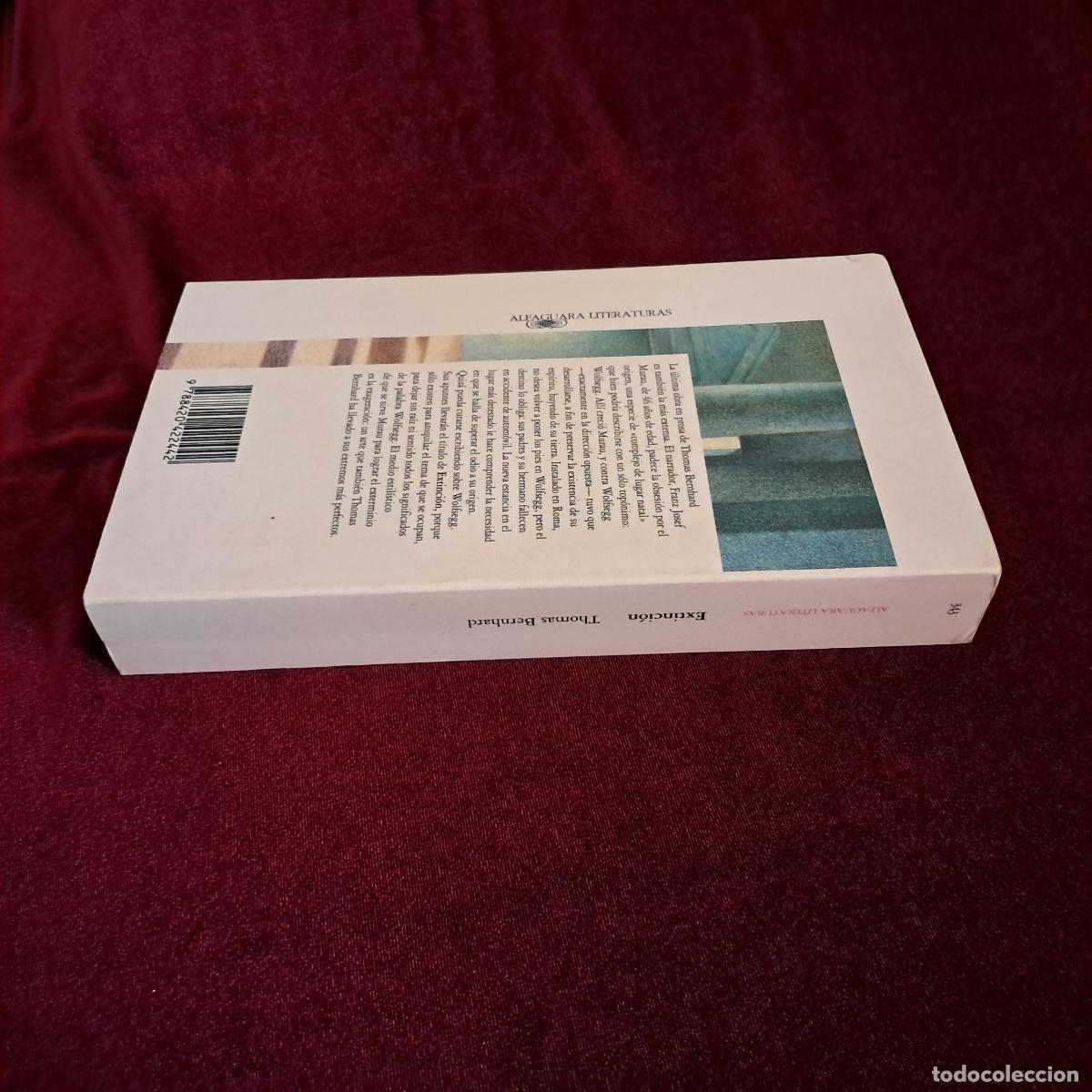 Libros de segunda mano: EXTINCI&Oacute;N. Thomas Bernhard. Alfaguara 1992 - Foto 2