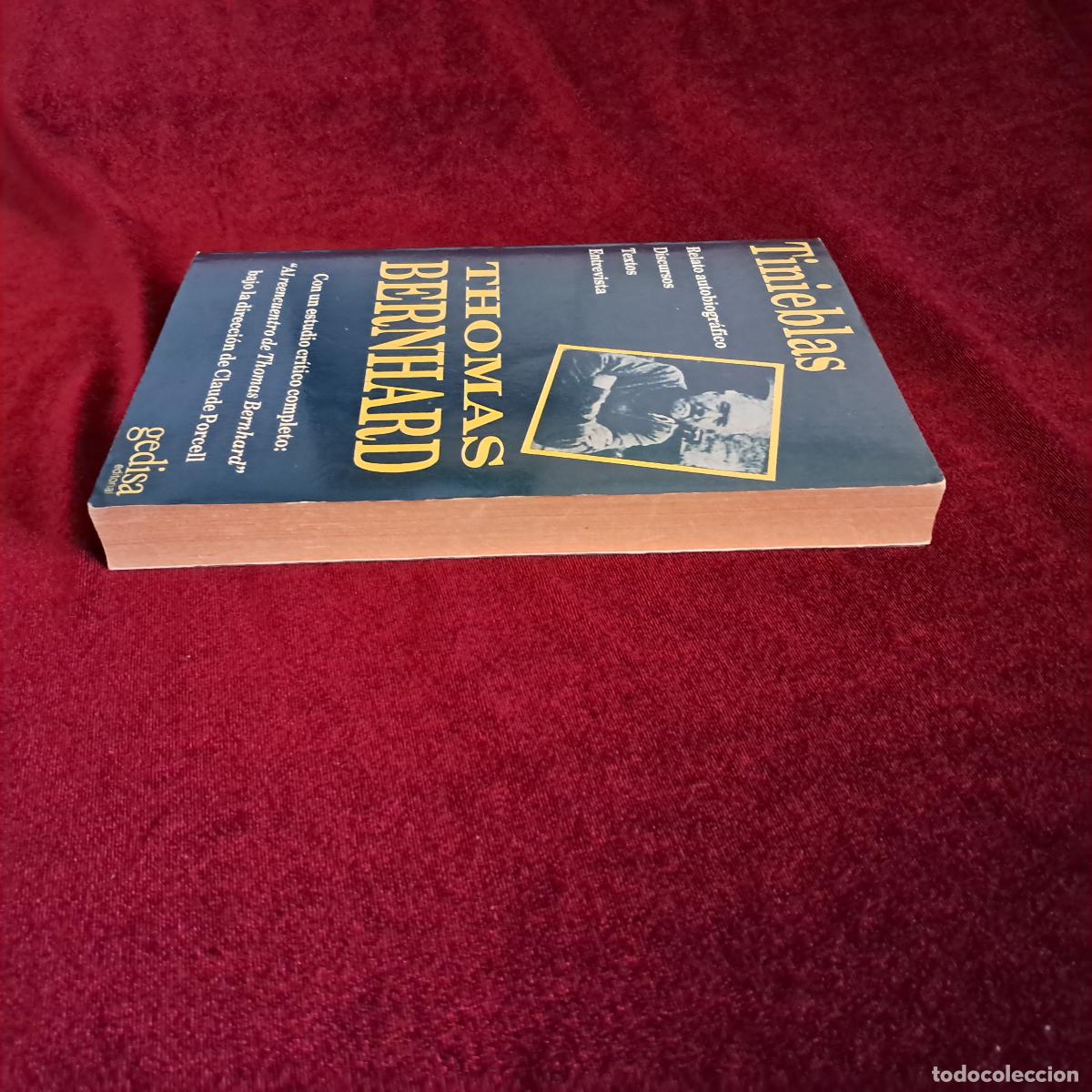 Libros de segunda mano: TINIEBLAS. Thomas Bernhard. Ed. Gedisa 1987 - Foto 4