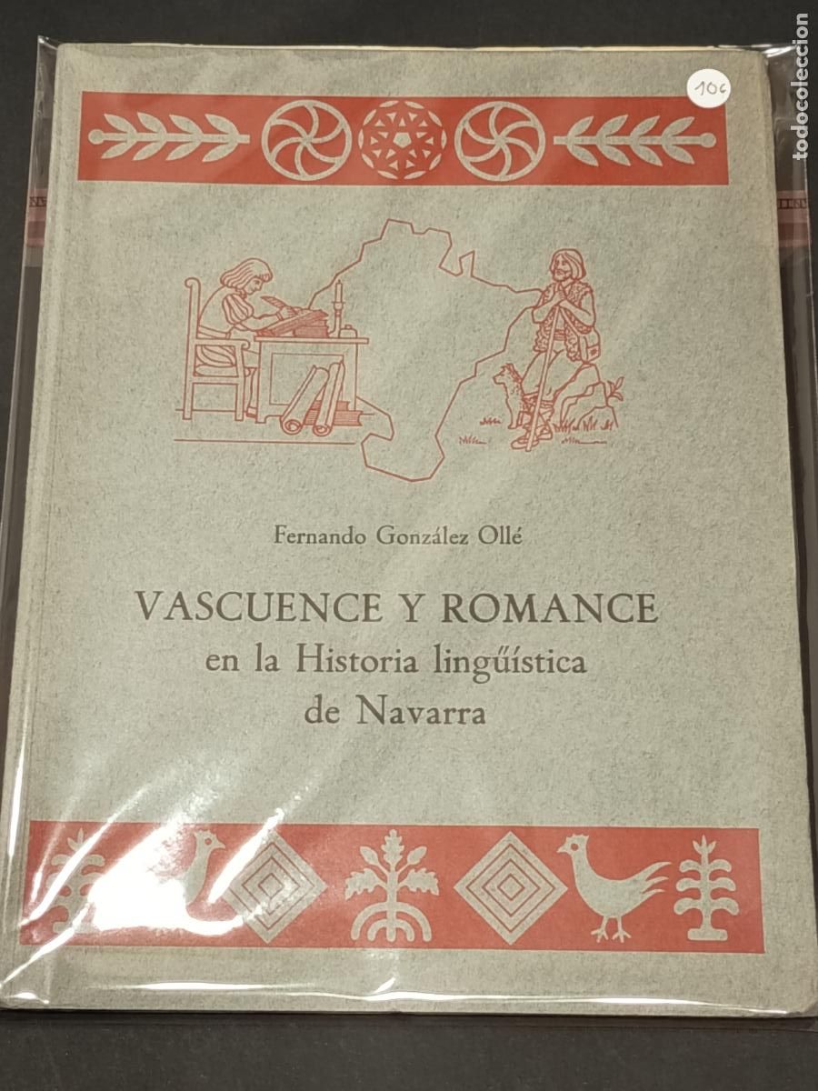 Libros de segunda mano: 1972 - FERNANDO GONZ&Aacute;LEZ OLL&Eacute;. Vascuence y romance en la historia ling&uuml;&iacute;stica de Navarra