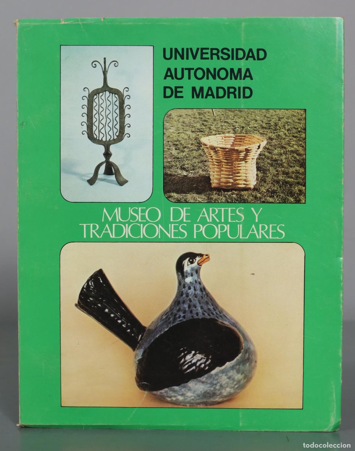 Libros de segunda mano: Museo de Artes y Tradiciones Populares - Universidad Autonoma de Madrid - Servicio de Publicaciones
