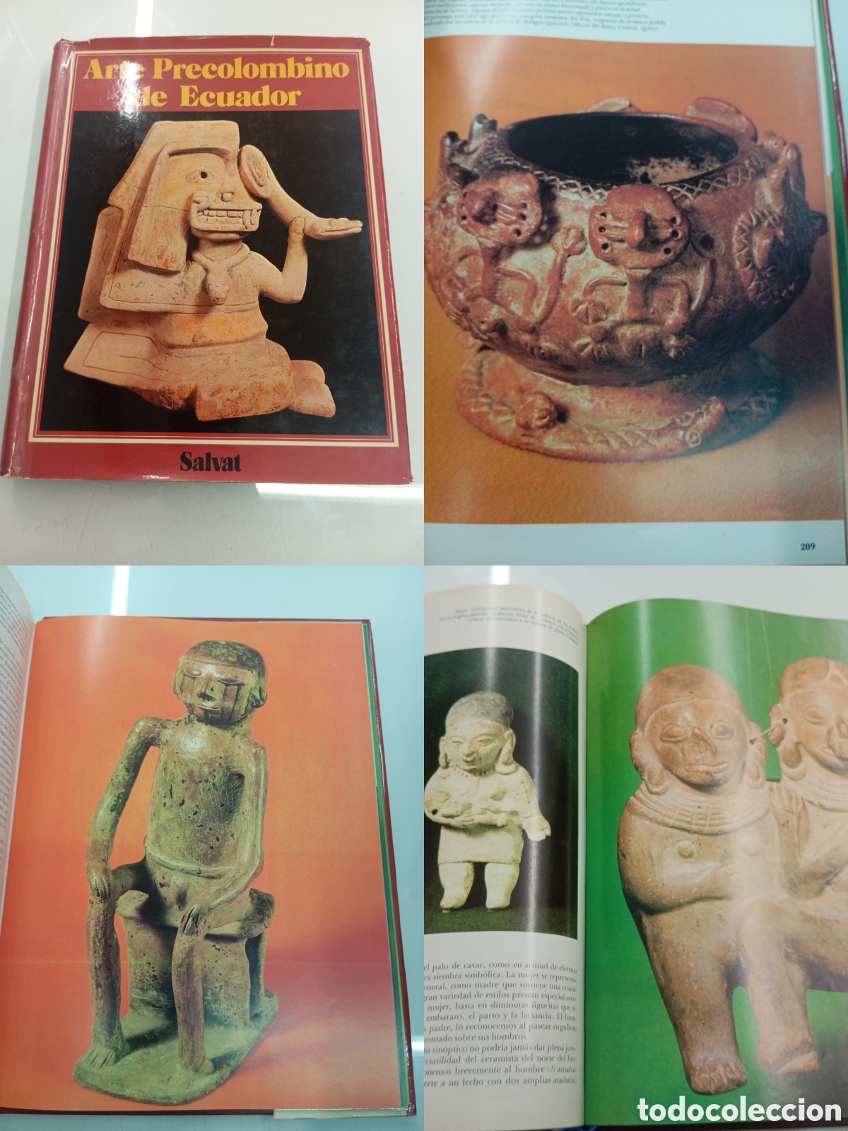 Libros de segunda mano: Arte Precolombino de Ecuador. RICARDO MART&Iacute;N (Dir.) CATALOGO CULTURAS PIEZAS CERAMICA PIEDRA JOYAS
