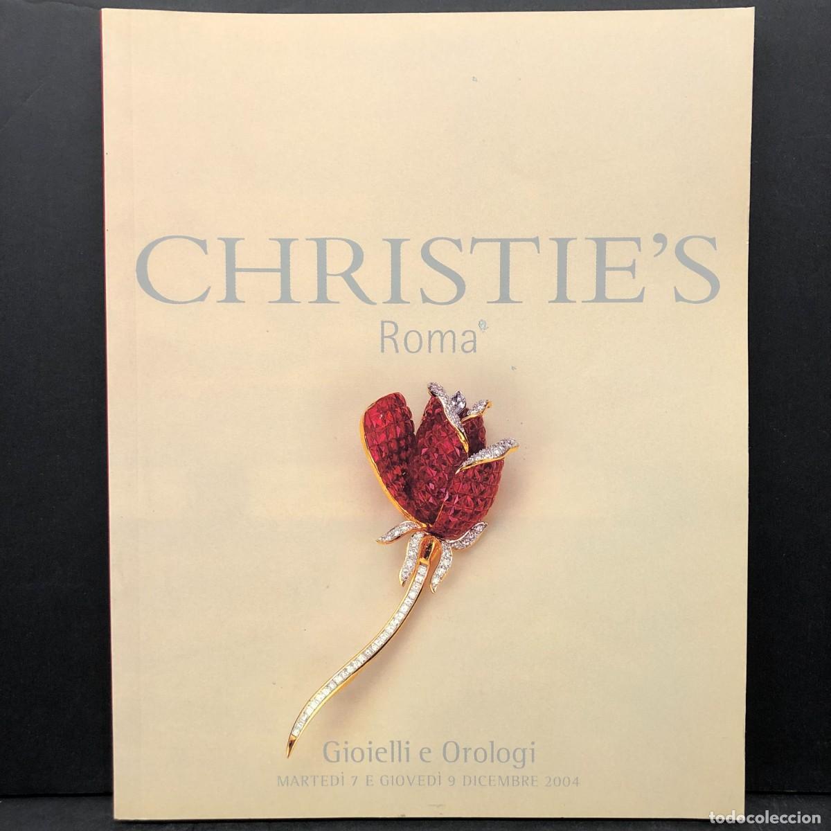 Libros de segunda mano: CAT&Aacute;LOGO - CHRISTIE'S - ROMA - GIOIELLI OROLOGI - 2004 - CAT&Aacute;LOGO DE JOYAS / 136